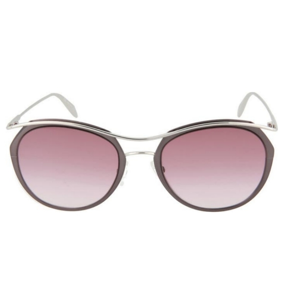 ALEXANDER MCQUEEN Round Aviator Sunglasses - Picture 4 of 4